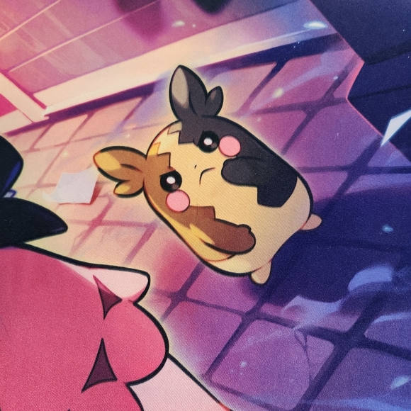 POKEMON OFFICIAL PLAYMAT MORPEKO MARNIE CROWN ZENITH V-UNION Premium - Picture 3 of 7
